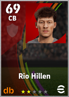 Rio Hillen eFootball player card