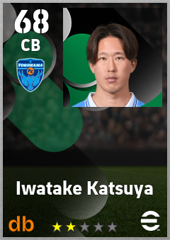 Iwatake Katsuya — CB, OVR 68, MAX 68