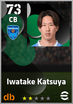 Iwatake Katsuya — CB, OVR 73, MAX 73