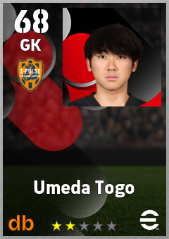 Umeda Togo eFootball player card