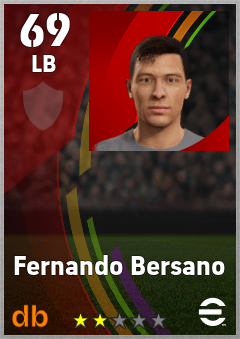 Fernando Bersano eFootball player card