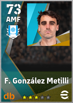 F. González Metilli — AMF, OVR 73, MAX 73