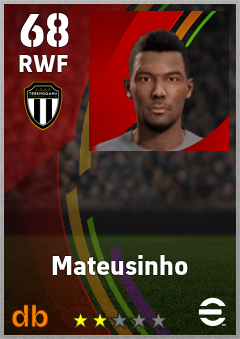 Mateusinho — RWF, OVR 68, MAX 68