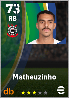 Matheuzinho eFootball player card