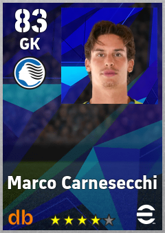Marco Carnesecchi eFootball player card