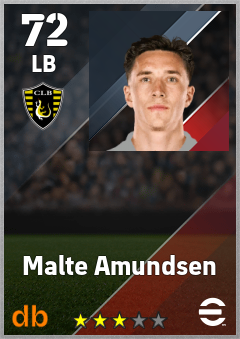 Malte Amundsen eFootball player card