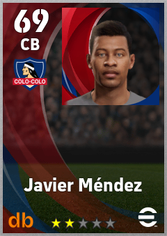 Javier Méndez — CB, OVR 69, MAX 69