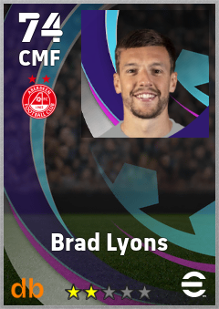 Brad Lyons eFootball player card