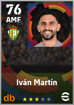 Iván Martín — AMF, OVR 76, MAX 76