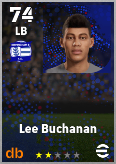 Lee Buchanan — LB, OVR 74, MAX 74