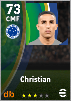 Christian — CMF, OVR 73, MAX 73
