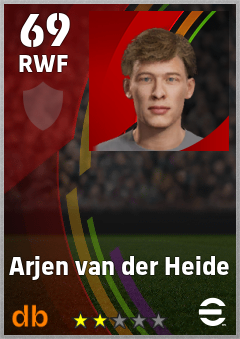Arjen van der Heide eFootball player card
