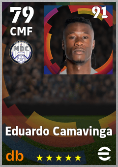 Eduardo Camavinga eFootball player card