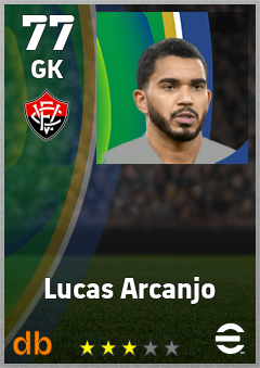 Lucas Arcanjo — GK, OVR 77, MAX 77