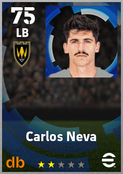 Carlos Neva — LB, OVR 75, MAX 75