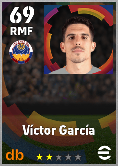 Víctor García — RMF, OVR 69, MAX 69