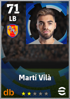 Martí Vilà eFootball player card