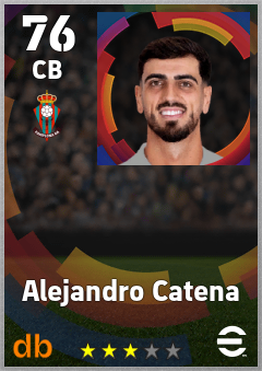 Alejandro Catena eFootball player card