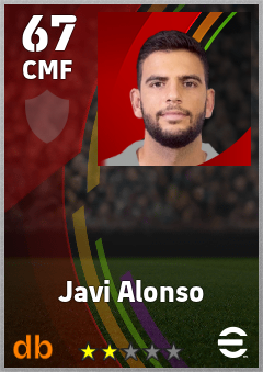 Javi Alonso eFootball player card