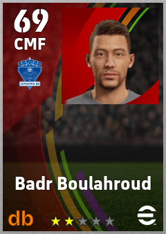 Badr Boulahroud — CMF, OVR 69, MAX 69