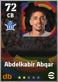 Abdelkabir Abqar eFootball player card