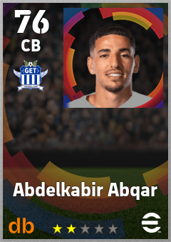Abdelkabir Abqar — CB, OVR 76, MAX 76
