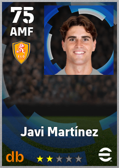 Javi Martínez eFootball player card