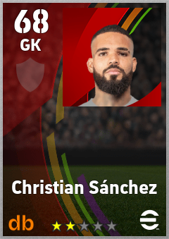 Christian Sánchez — GK, OVR 68, MAX 68