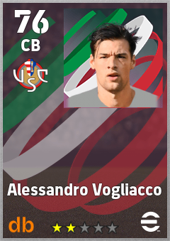 Alessandro Vogliacco — CB, OVR 76, MAX 76