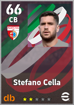 Stefano Cella — CB, OVR 66, MAX 66