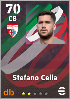 Stefano Cella — CB, OVR 70, MAX 70
