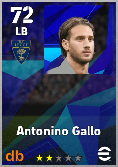 Antonino Gallo eFootball player card
