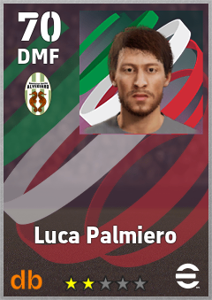 Luca Palmiero — DMF, OVR 70, MAX 70