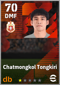 Chatmongkol Tongkiri — DMF, OVR 70, MAX 70