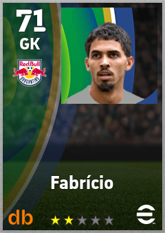 Fabrício — GK, OVR 71, MAX 71