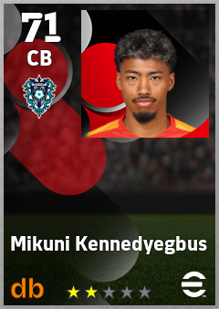 Mikuni Kennedyegbus eFootball player card