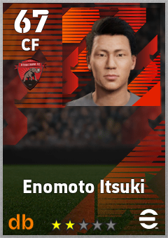 Enomoto Itsuki — CF, OVR 67, MAX 67