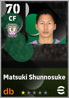Matsuki Shunnosuke eFootball player card