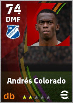 Andrés Colorado eFootball player card