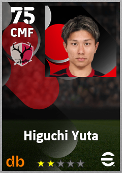 Higuchi Yuta eFootball player card