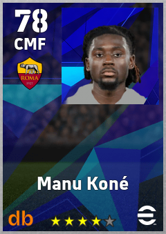 Manu Koné eFootball player card