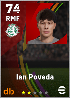 Ian Poveda eFootball player card