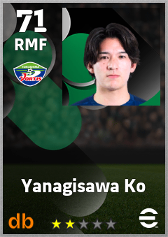 Yanagisawa Ko — RMF, OVR 71, MAX 71