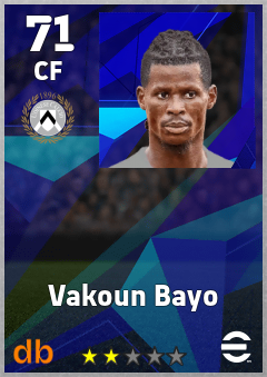 Vakoun Bayo eFootball player card