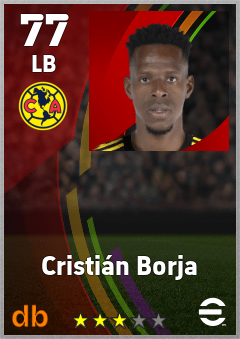 Cristián Borja — LB, OVR 77, MAX 77
