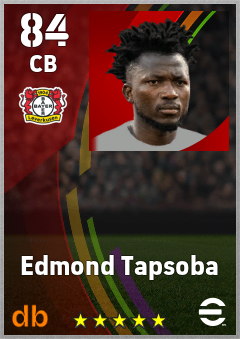 Edmond Tapsoba — CB, OVR 84, MAX 92