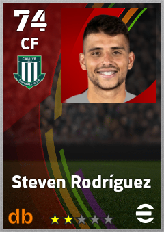 Steven Rodríguez — CF, OVR 74, MAX 74