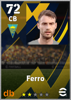 Ferro — CB, OVR 72, MAX 72