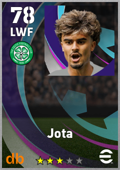 Jota — LWF, OVR 78, MAX 78