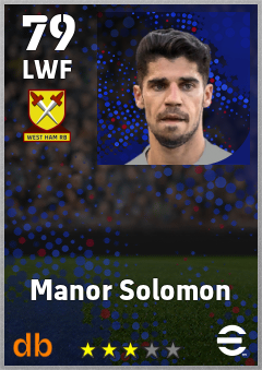 Manor Solomon — LWF, OVR 79, MAX 79